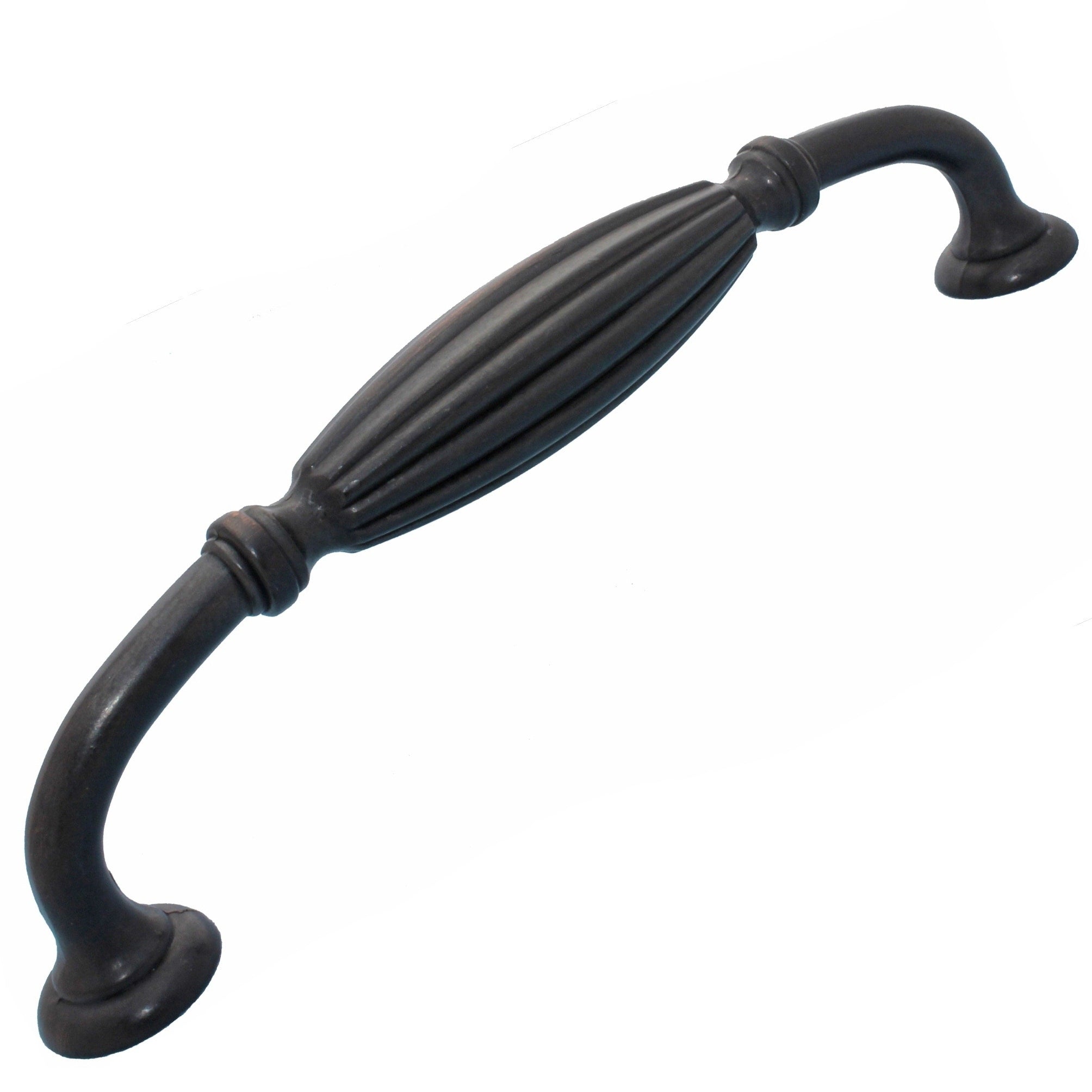 Gliderite 5 Pack 5 In. Center Oil Rubbed Bronze Fluted Cabinet Pulls Oil Rubbed Bronze