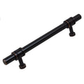 Gliderite 5 Pack 5 In. Center Oil Rubbed Bronze Solid Barrel Bar Pulls Oil Rubbed Bronze