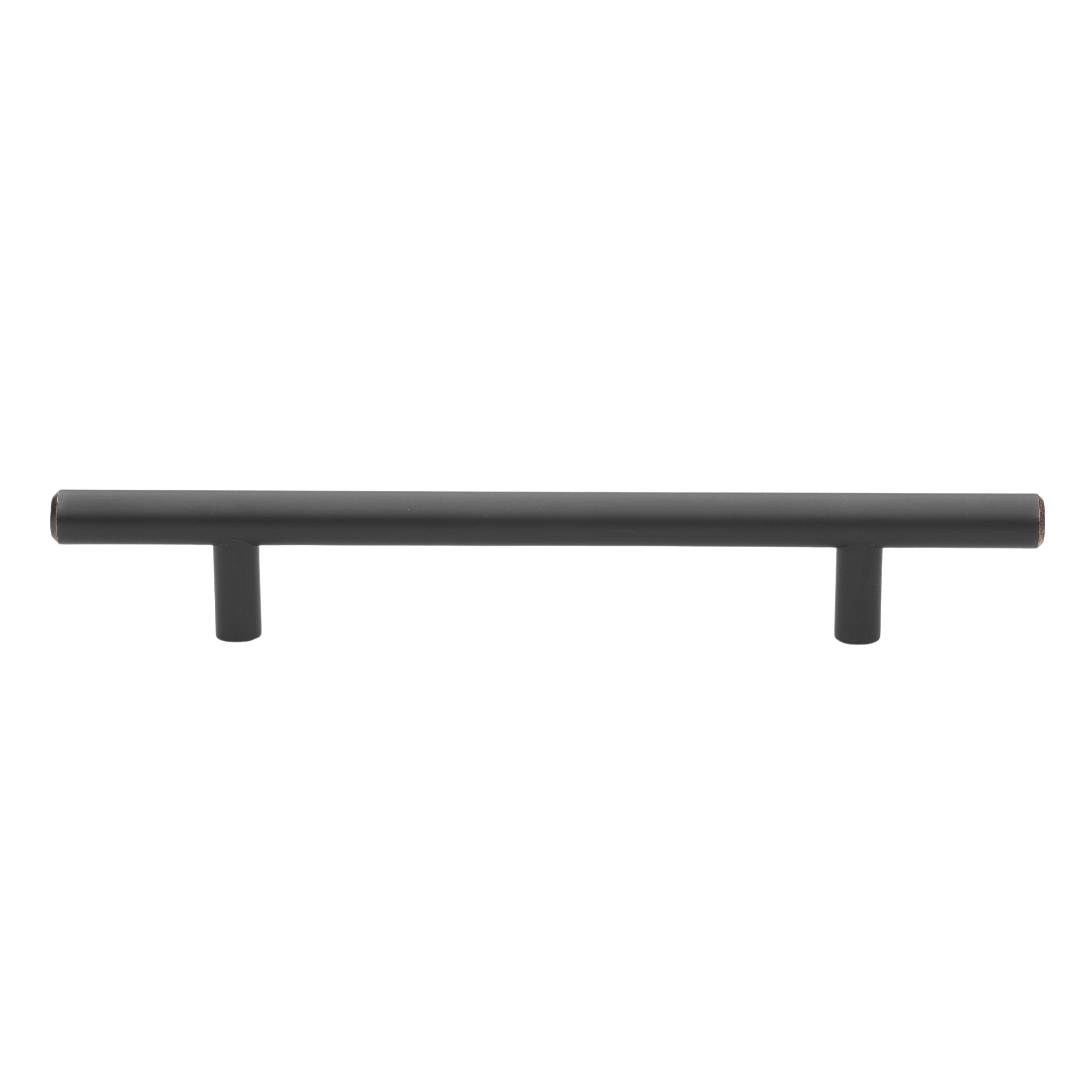 Gliderite 5 Pack 5 Inch Center Solid Steel Cabinet Pull