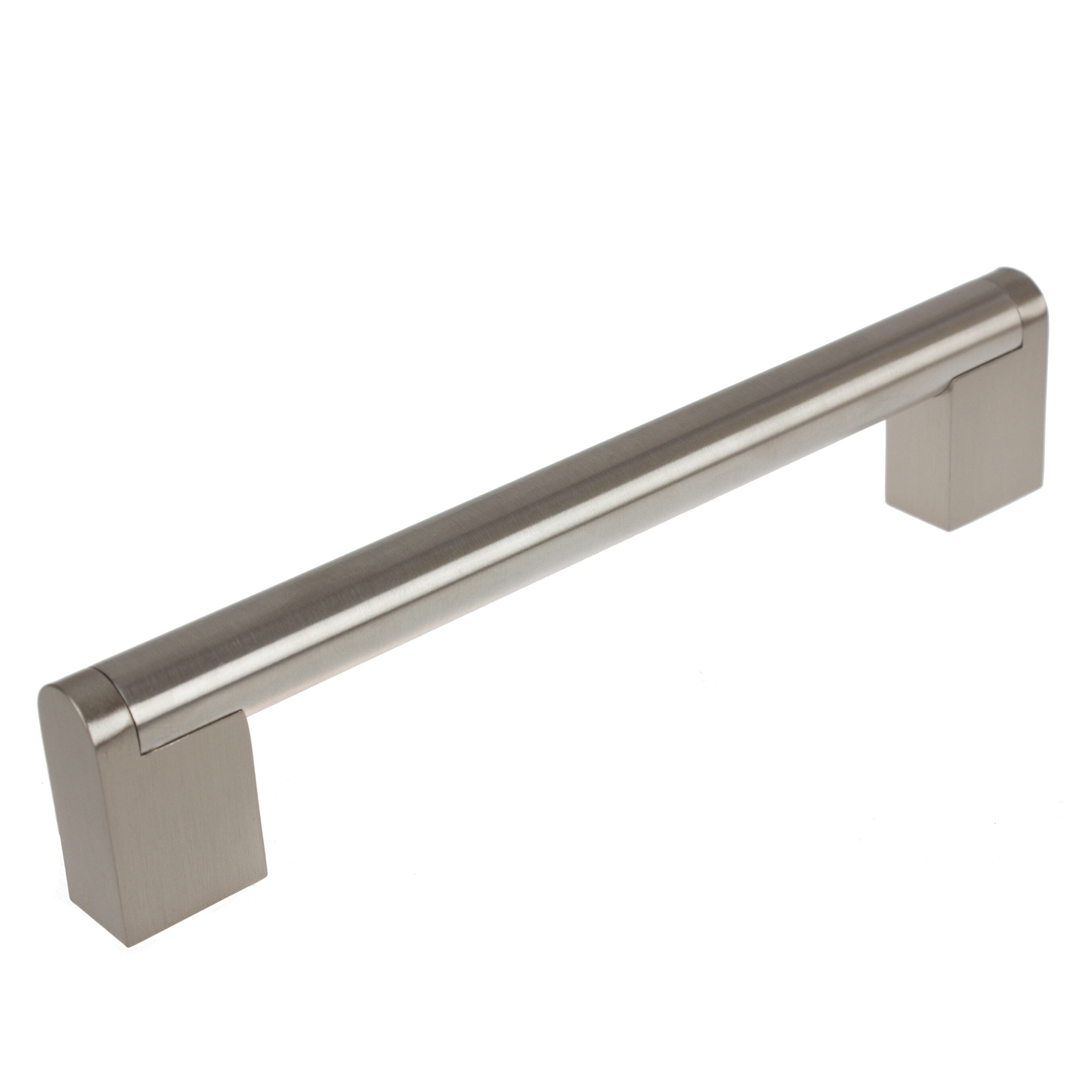 Gliderite 5 Pack 6 1 4 In. Cc Stainless Steel Cross Bar Cabinet Pulls Satin Nickel