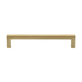 Gliderite 5 Pack 6 1 4 In. Center Satin Gold Solid Square Bar Pulls Satin Gold
