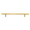 Gliderite 5 Pack 7 In. Center Satin Gold Solid Steel Cabinet Bar Pulls Satin Gold