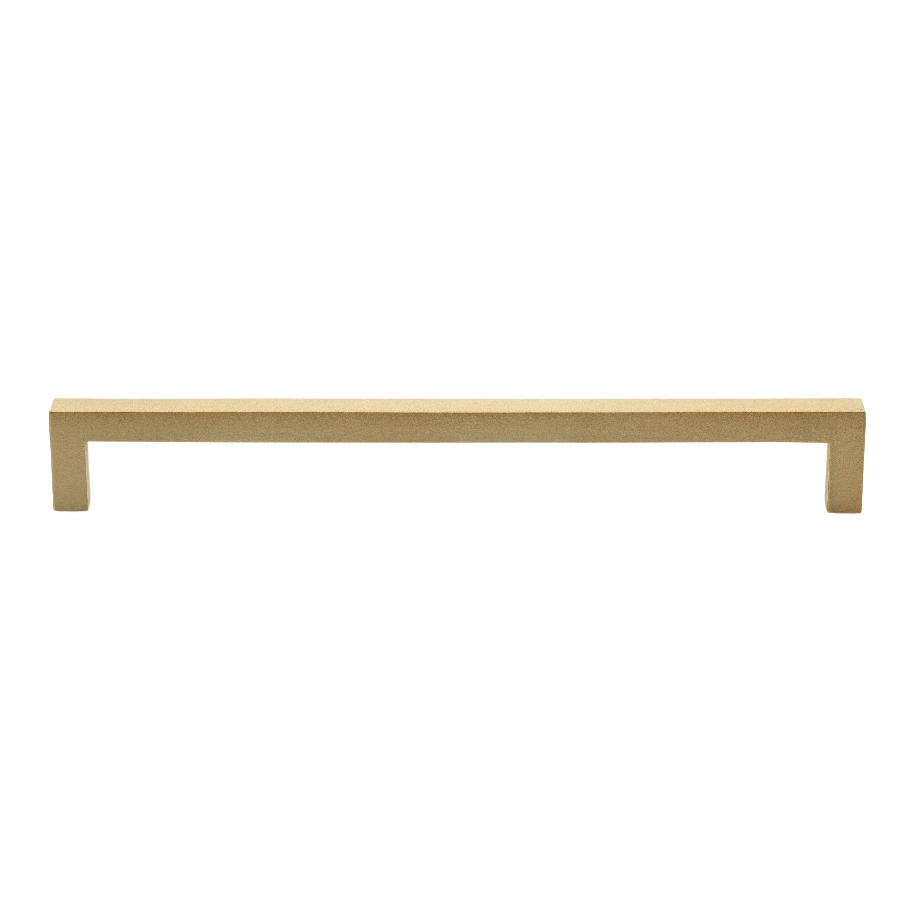 Gliderite 5 Pack 8 3 4 In. Center Satin Gold Solid Square Bar Pulls Satin Gold