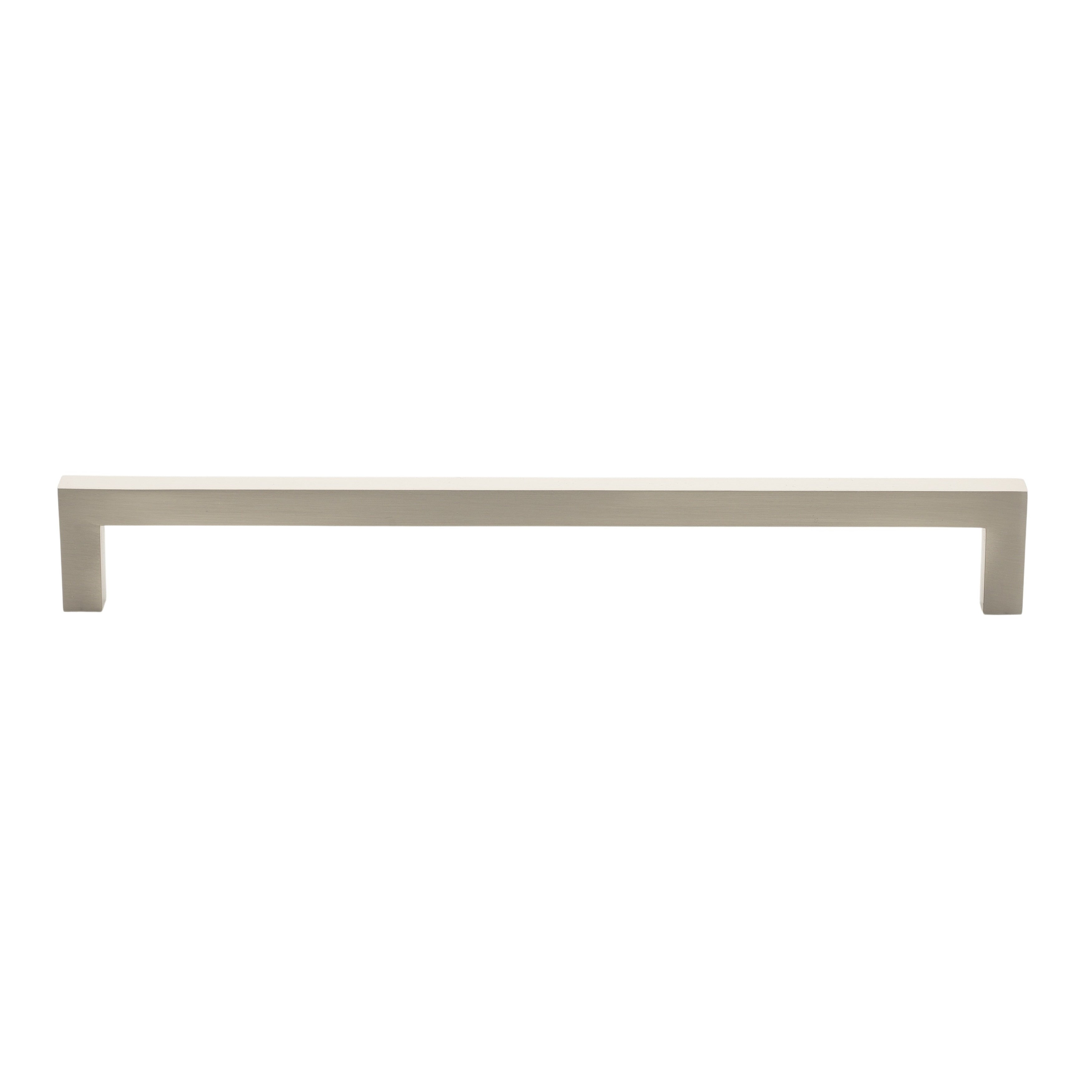 Gliderite 5 Pack 8 3 4 In. Center Satin Nickel Solid Square Bar Pulls Satin Nickel