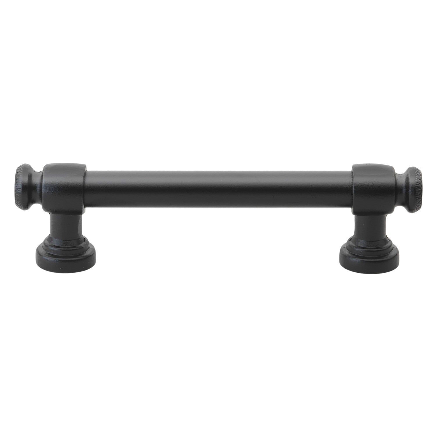 Gliderite 5 Pk 3 3 4 In. Center Matte Black Classic Euro Cabinet Pulls Matte Black