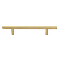 Gliderite 5 Pk 5 In. Cc 8 In. Long Satin Gold Solid Cabinet Bar Pulls Satin Gold