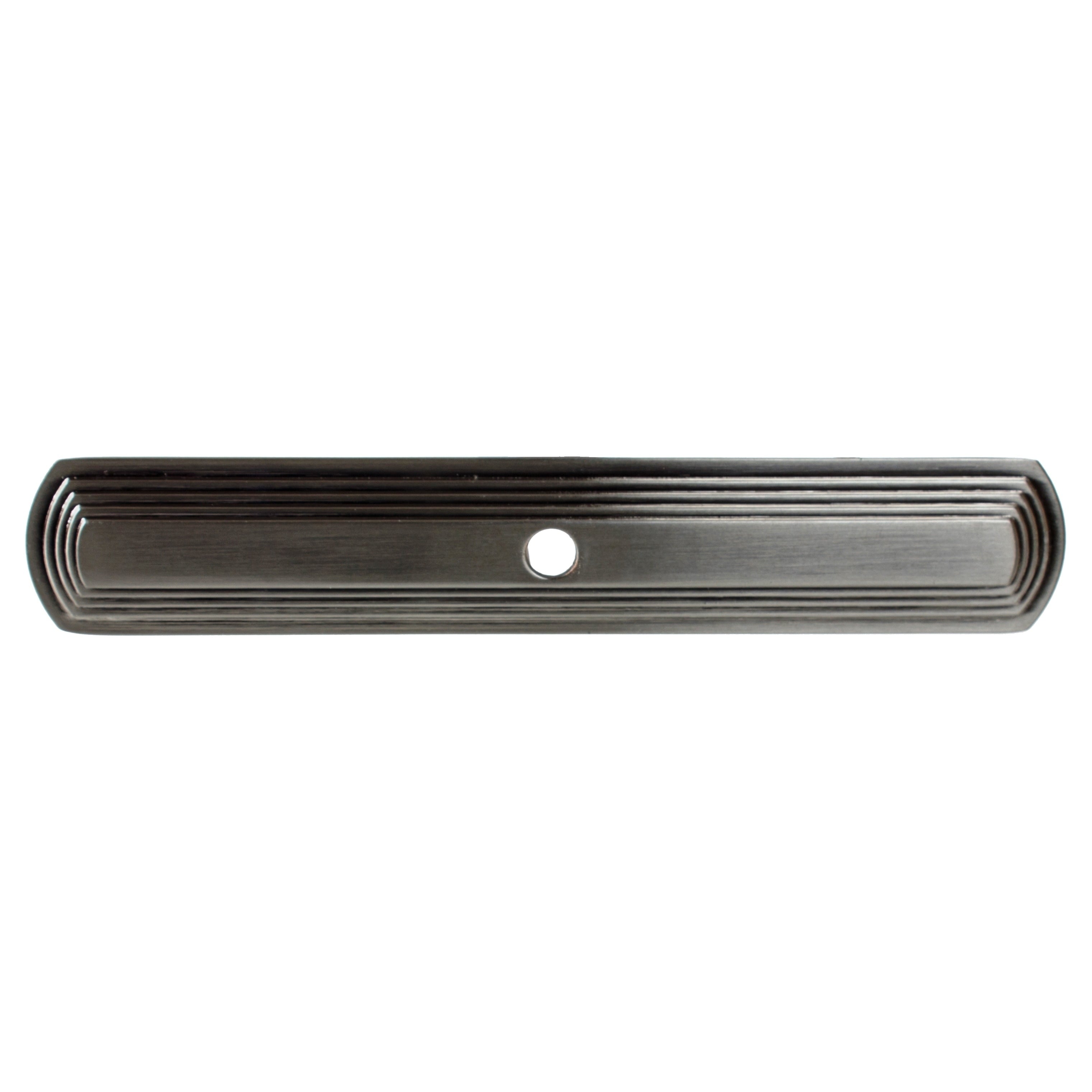 Gliderite 5 Pk 6 In. Satin Nickel Rounded Rectangle Cabinet Backplate Satin Nickel