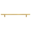 Gliderite 5 Pk 9 In. Center Satin Gold Solid Steel Cabinet Bar Pulls Satin Gold