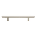Gliderite 5 Inch Cc 8 Inch Long Solid Steel Thick Bar Handle Pulls Pack Of 10 Or 25 Silver