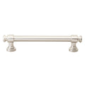 Gliderite 5 Inch Cc Satin Nickel Modern Solid Steel European Cabinet Bar Pulls Pack Of 10 Or 25
