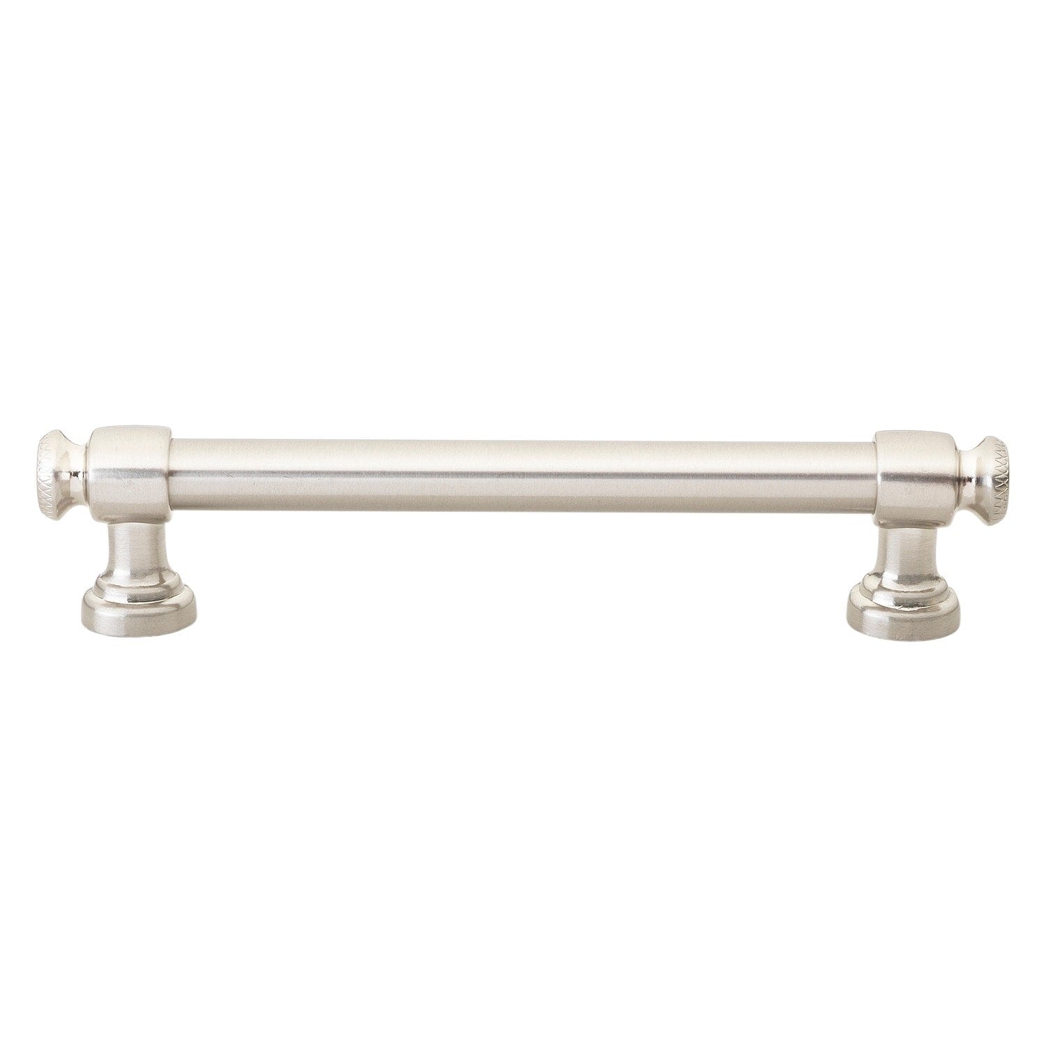 Gliderite 5 Inch Cc Satin Nickel Modern Solid Steel European Cabinet Bar Pulls Pack Of 10 Or 25