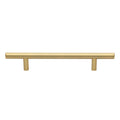 Gliderite 5 Inch Cc 7.375 Inch Long Solid Satin Gold Cabinet Bar Pulls Pack Of 25