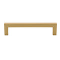 Gliderite 5 In. Center Gold Solid Square Bar Pulls 10 Pack Brass Gold