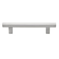 Gliderite 5 Inch Center Satin Nickel Solid Hexagon Bar Pulls 10 Pack Satin Nickel