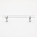 Gliderite 5 Inch Clear Acrylic Cabinet Drawer Pulls Pack Of 10 Or 25
