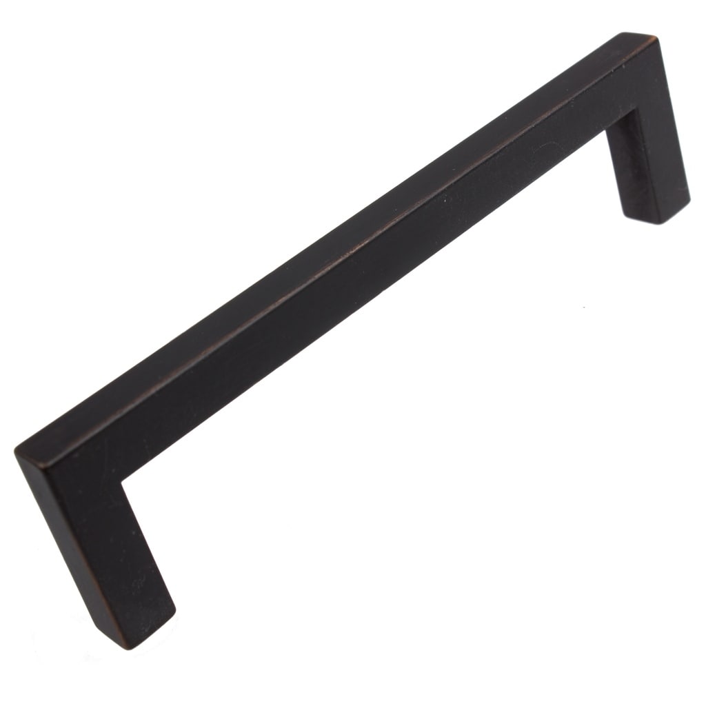 Gliderite 5 Inch Oil Rubbed Bronze Solid Square Cabinet Bar Pull Handle Pack Of 10 Or 25
