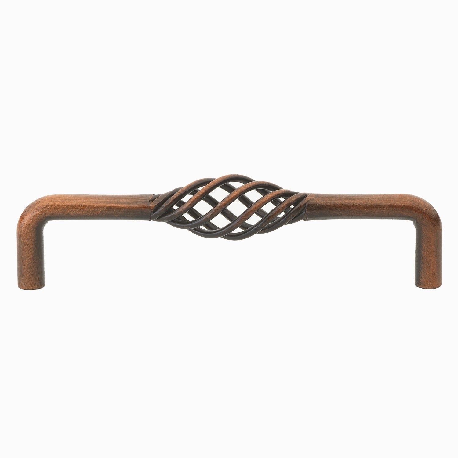 Gliderite 5 Inch Screw Center Twisted Birdcage Cabinet Hardware Pull Oil Rubbed Bronze Pack Of 10