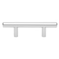 Gliderite 5 Inch Solid Polished Chrome Handles 2.5 Inch Cc Cabinet Bar Pulls Pack Of 10 Or 25 Polished Chrome 5