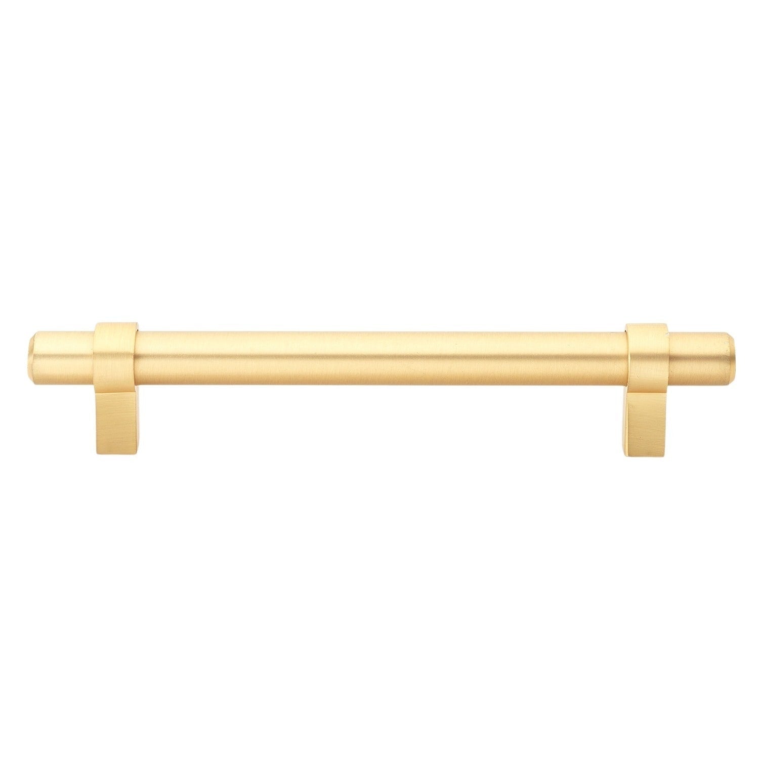 Gliderite 5 Inch Cc Solid Satin Nickel Euro Cabinet Bar Pulls Pack Of 10