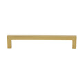 Gliderite 6 1 4 In. Center Gold Solid Square Bar Pulls 10 Pack Brass Gold