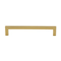 Gliderite 6 1 4 In. Center Gold Solid Square Bar Pulls 5 Pack Brass Gold