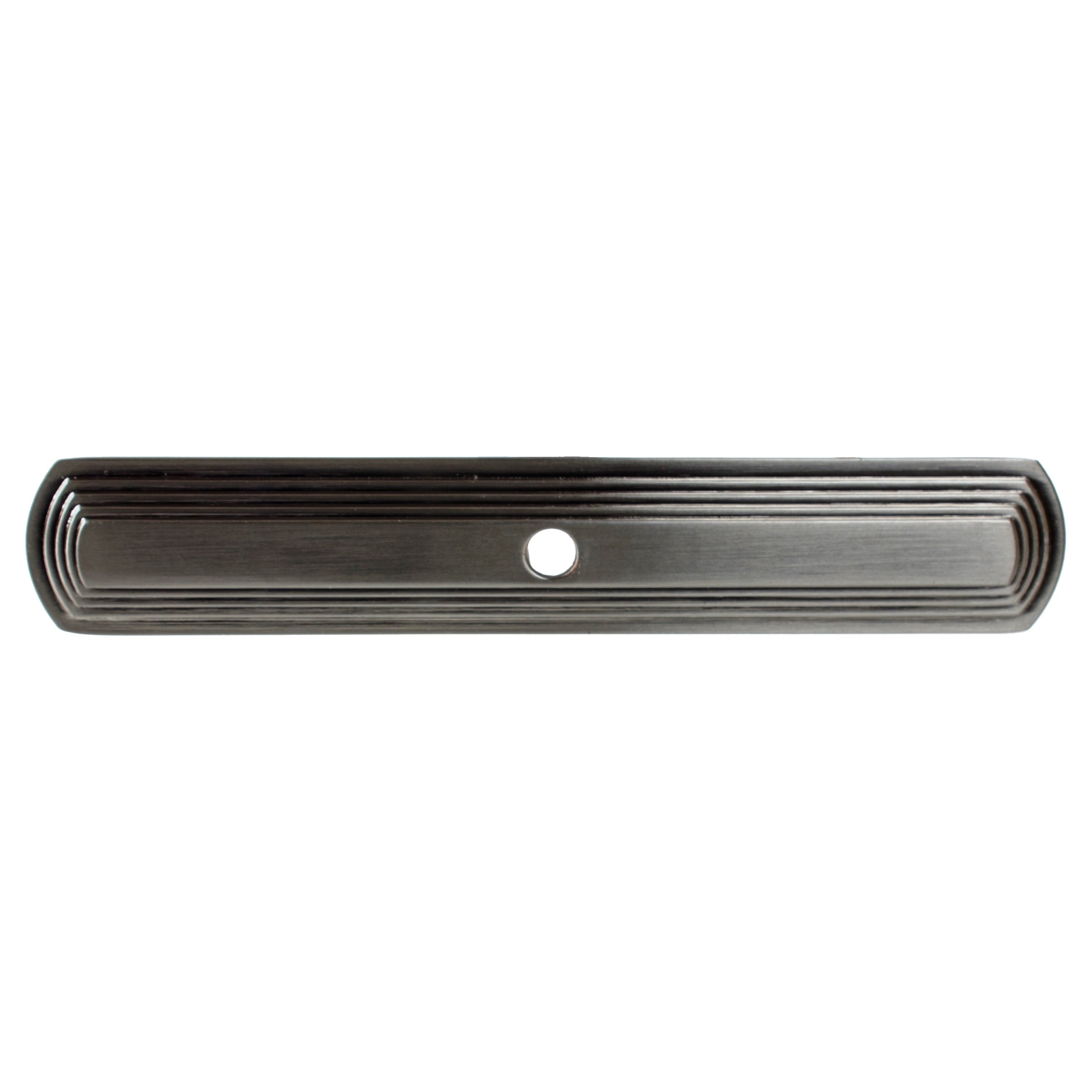 Gliderite 6 Inch Long Satin Nickel Narrow Rounded Rectangle Cabinet Back Plates Pack Of 10 Or 25