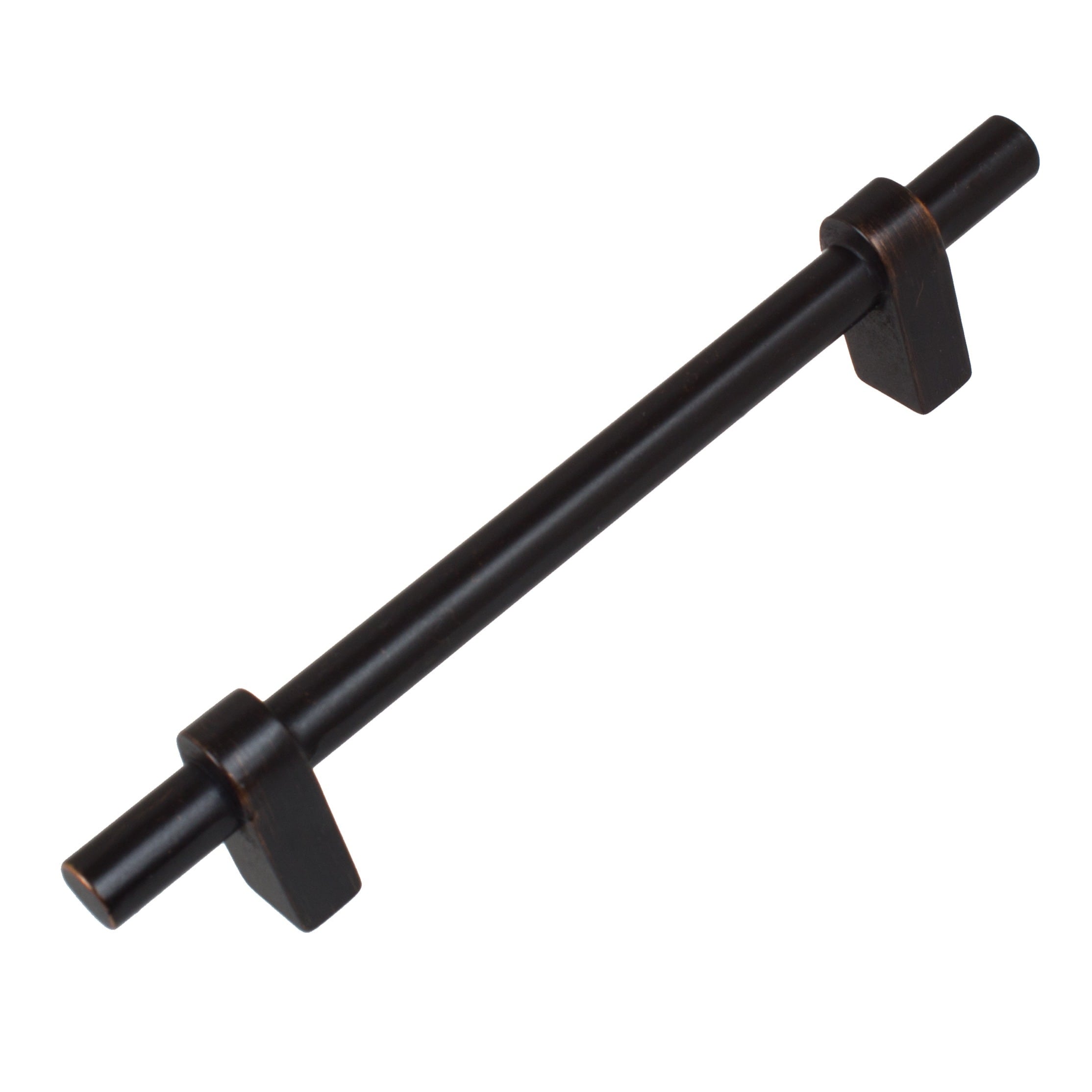 Gliderite 6 Inch Oil Rubbed Bronze Zinc Euro T Bar Cabinet Handle Bar Pulls Case Of 25