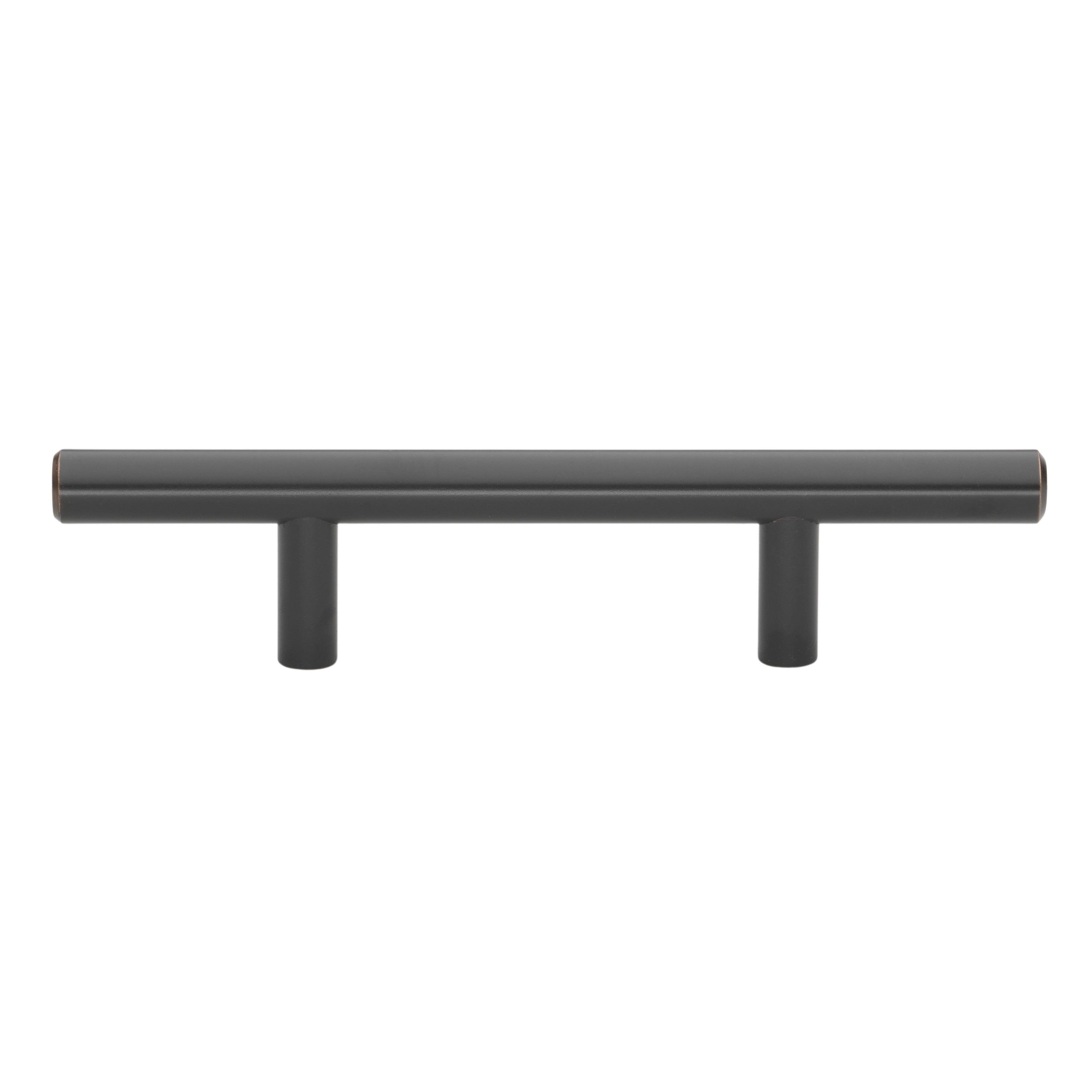 Gliderite 6 Inch Oil Rubbed Bronze Solid Steel Cabinet Bar Pulls Pack Of 10
