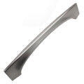 Gliderite 6.25 Inch Cc Modern Slim Curved Satin Nickel Cabinet Bar Handle Pulls Pack Of 10 Or 25