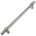 Gliderite 6.25 Inch Cc Satin Nickel Euro T Bar Cabinet Handle Bar Pulls Pack Of 10 Or 25 Satin Nickel