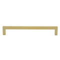 Gliderite 7 9 16 In. Center Gold Solid Square Bar Pulls 25 Pack Brass Gold
