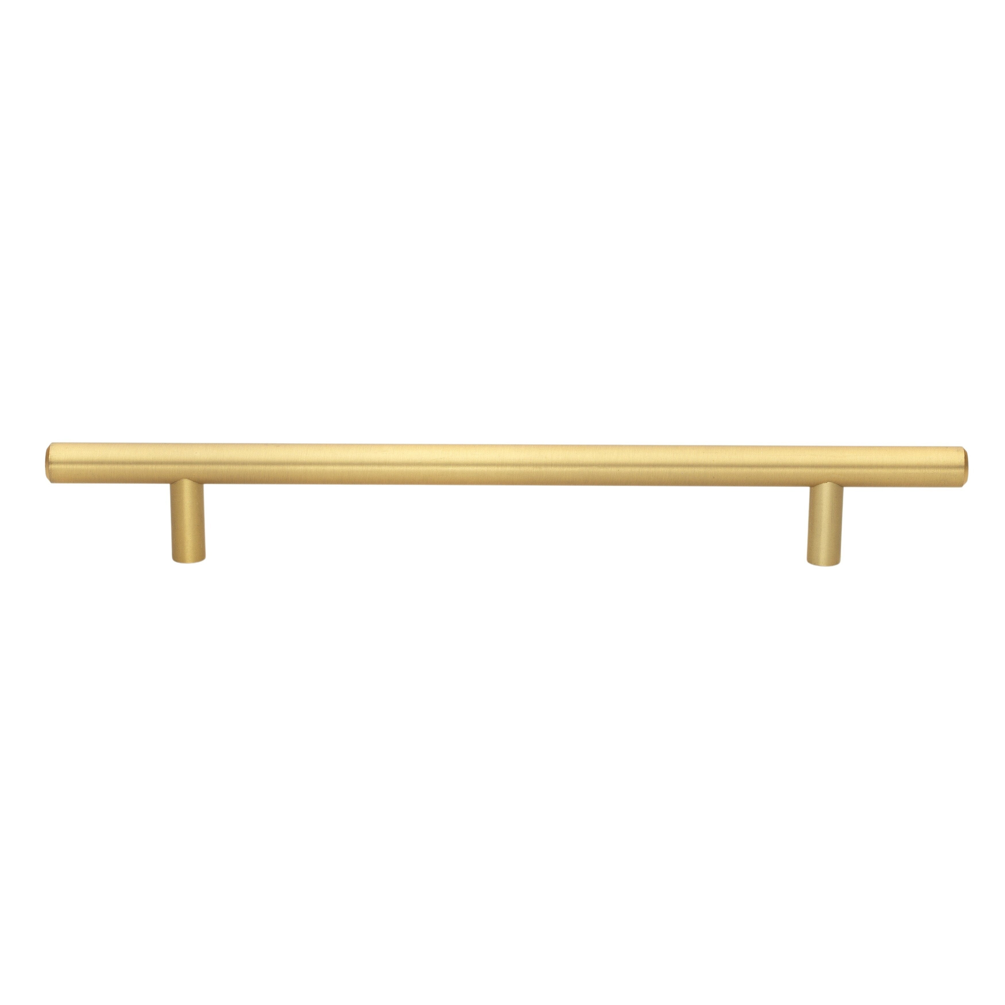 Gliderite 7 Inch Cc Solid Satin Gold Cabinet Bar Pulls Pack Of 25