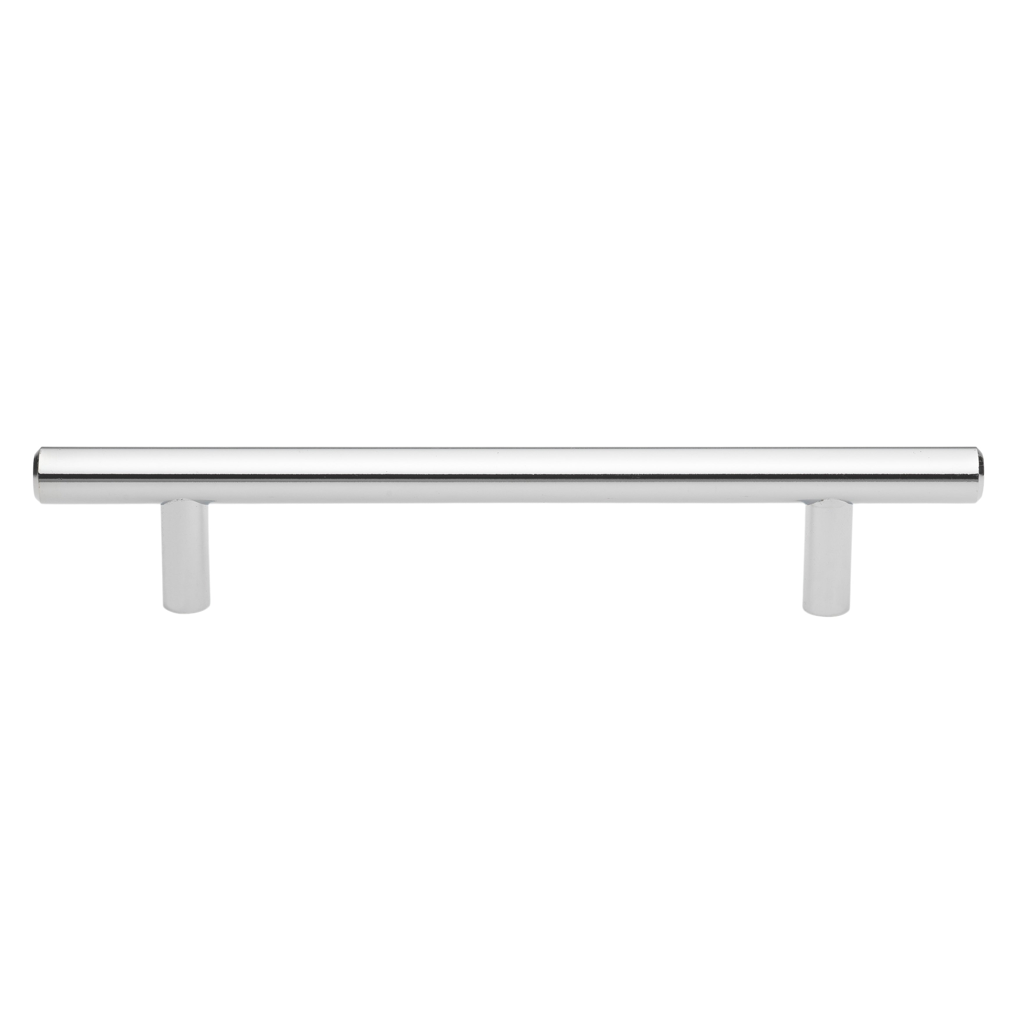 Gliderite 7 Inch Solid Polished Chrome Handles 5 Inch Cc Cabinet Bar Pulls Pack Of 10 Or 25