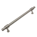 Gliderite 7.625 Inch Cc Satin Nickel Solid Steel Barrel Ring Cabinet Bar Pulls Pack Of 10 Or 25 7.625 Satin Nickel