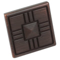 Gliderite 1.25 Inch Craftsman Series Oil Rubbed Bronze Square Cabinet Knobs Case Of 25