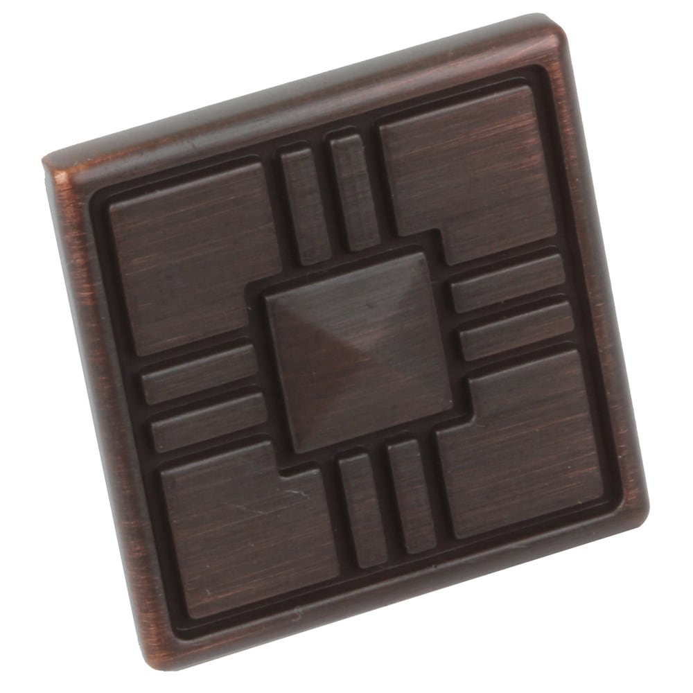 Gliderite 1.25 Inch Craftsman Series Oil Rubbed Bronze Square Cabinet Knobs Case Of 25