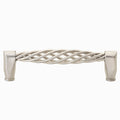 Gliderite Hardware 5 Inch Screw Spacing Satin Nickel Birdcage Twisted Steel Cabinet Pull Pack Of 10 Or 25