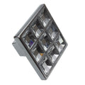 Gliderite Large 1.5 Inch Square K9 Crystal Cabinet Knobs Pack Of 10 Or 25
