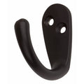 Gliderite Matte Black Robe And Coat Hooks Pack Of 10