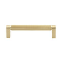 Gliderite 10 Pack 5 Inch Center Solid Knurled Bar Pull Satin Gold