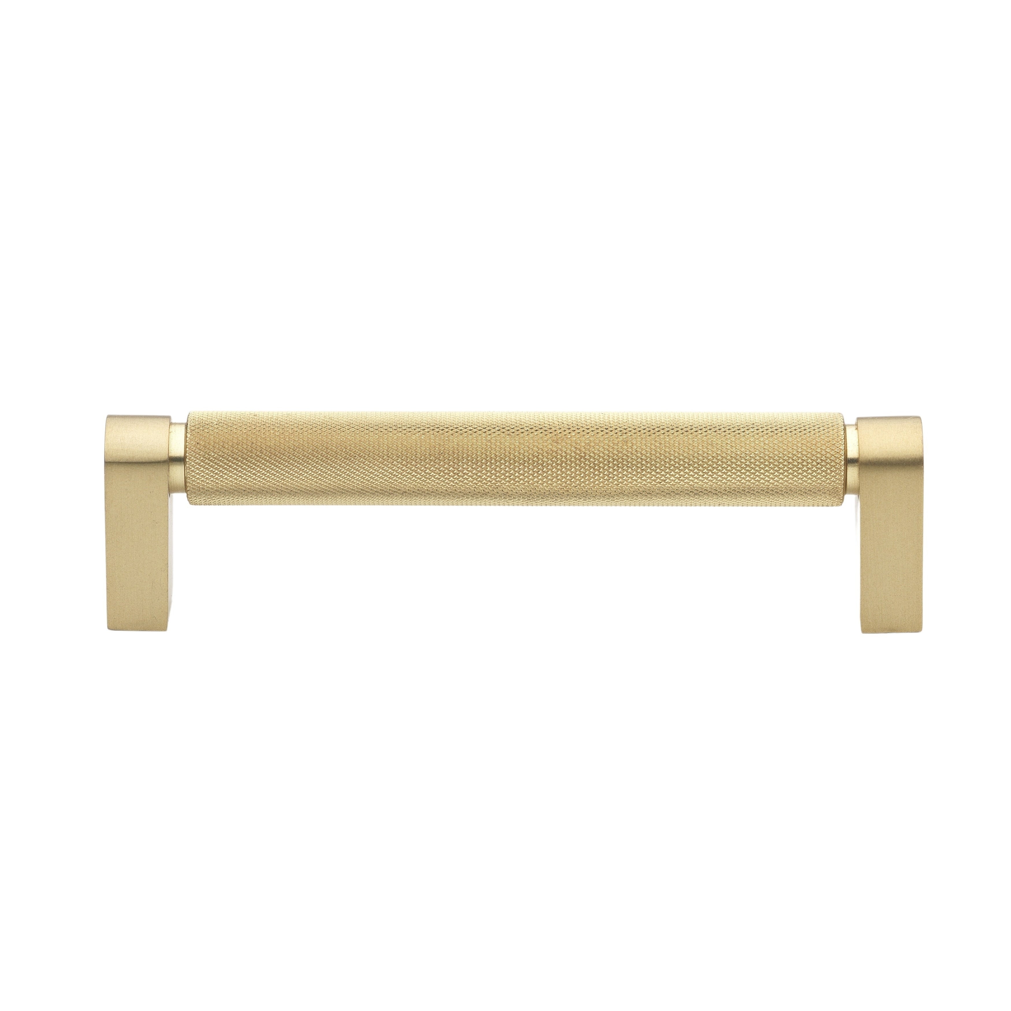 Gliderite 10 Pack 5 Inch Center Solid Knurled Bar Pull Satin Gold