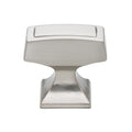 Gliderite Satin Nickel Rectangle Deco Cabinet Knob Pack Of 10 Or 25