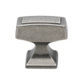 Gliderite Weathered Nickel Rectangle Deco Cabinet Knob Pack Of 10 Or 25