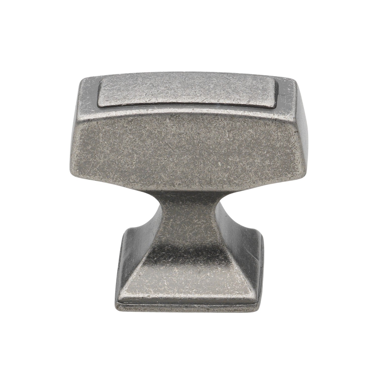 Gliderite Weathered Nickel Rectangle Deco Cabinet Knob Pack Of 10 Or 25