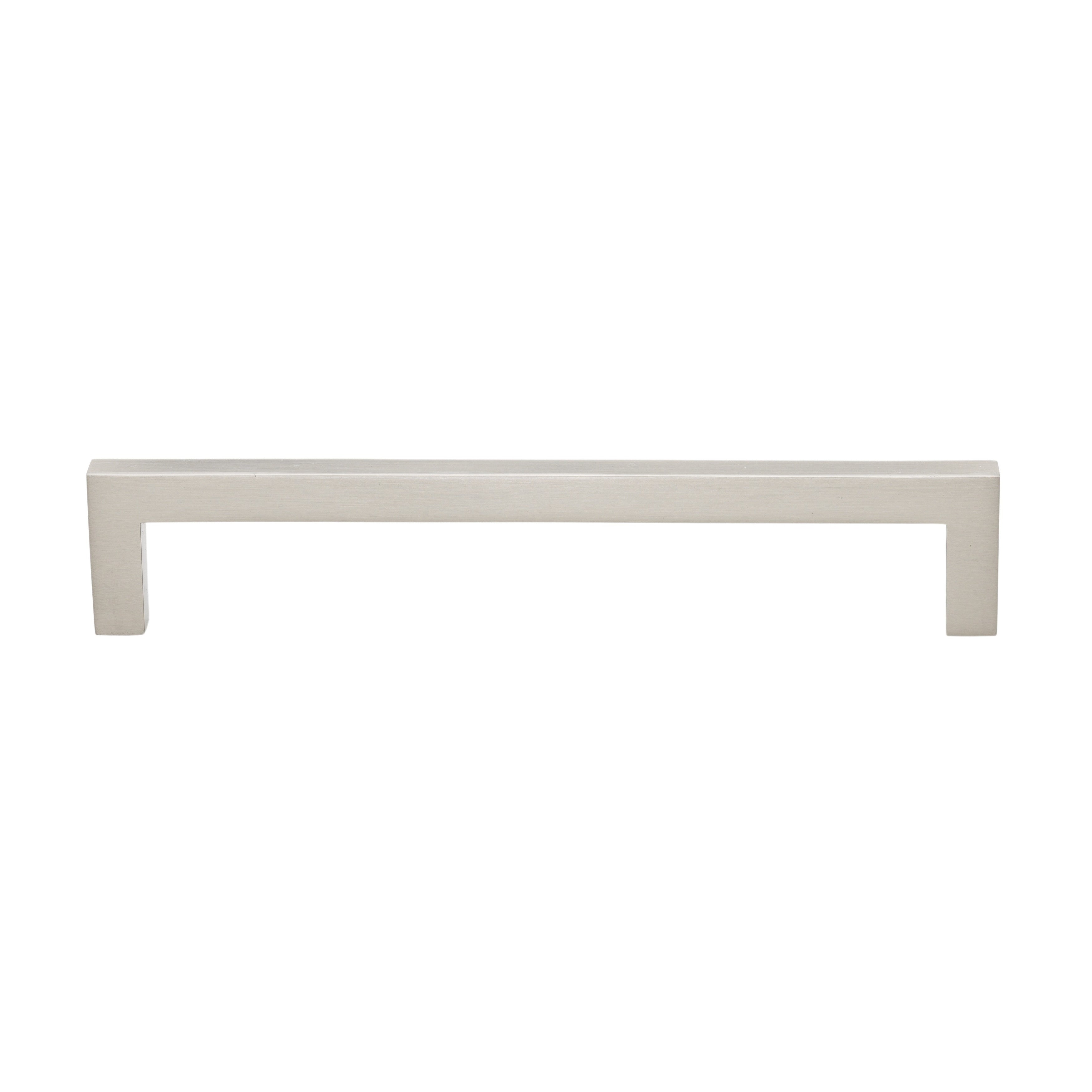 Gliderite 6.25 Inch Cc Solid Square Cabinet Bar Pull Handle Satin Nickel Pack Of 10 Or 25