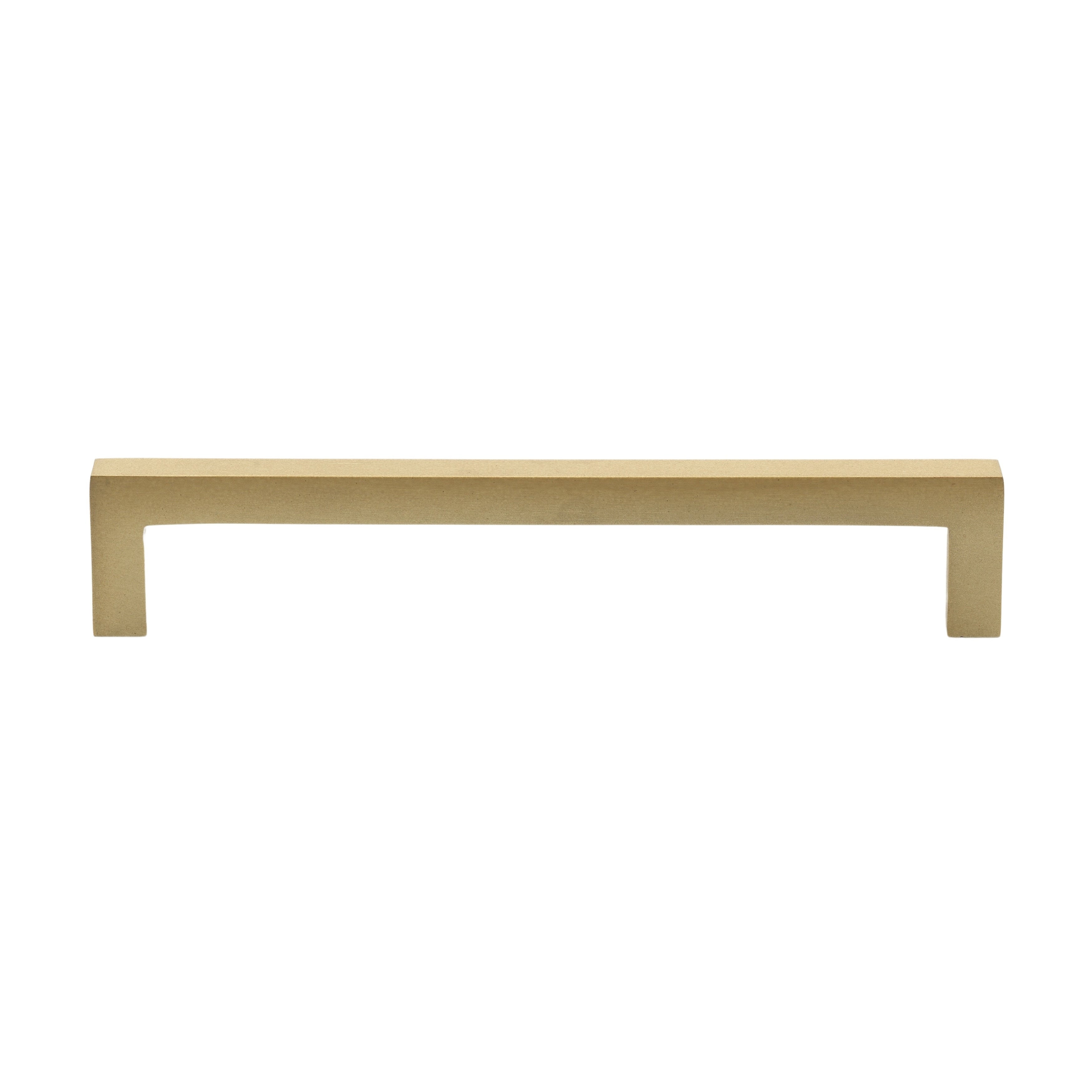 Gliderite 6.25 Inch Cc Satin Nickel Solid Square Cabinet Bar Pull Handle Pack Of 10