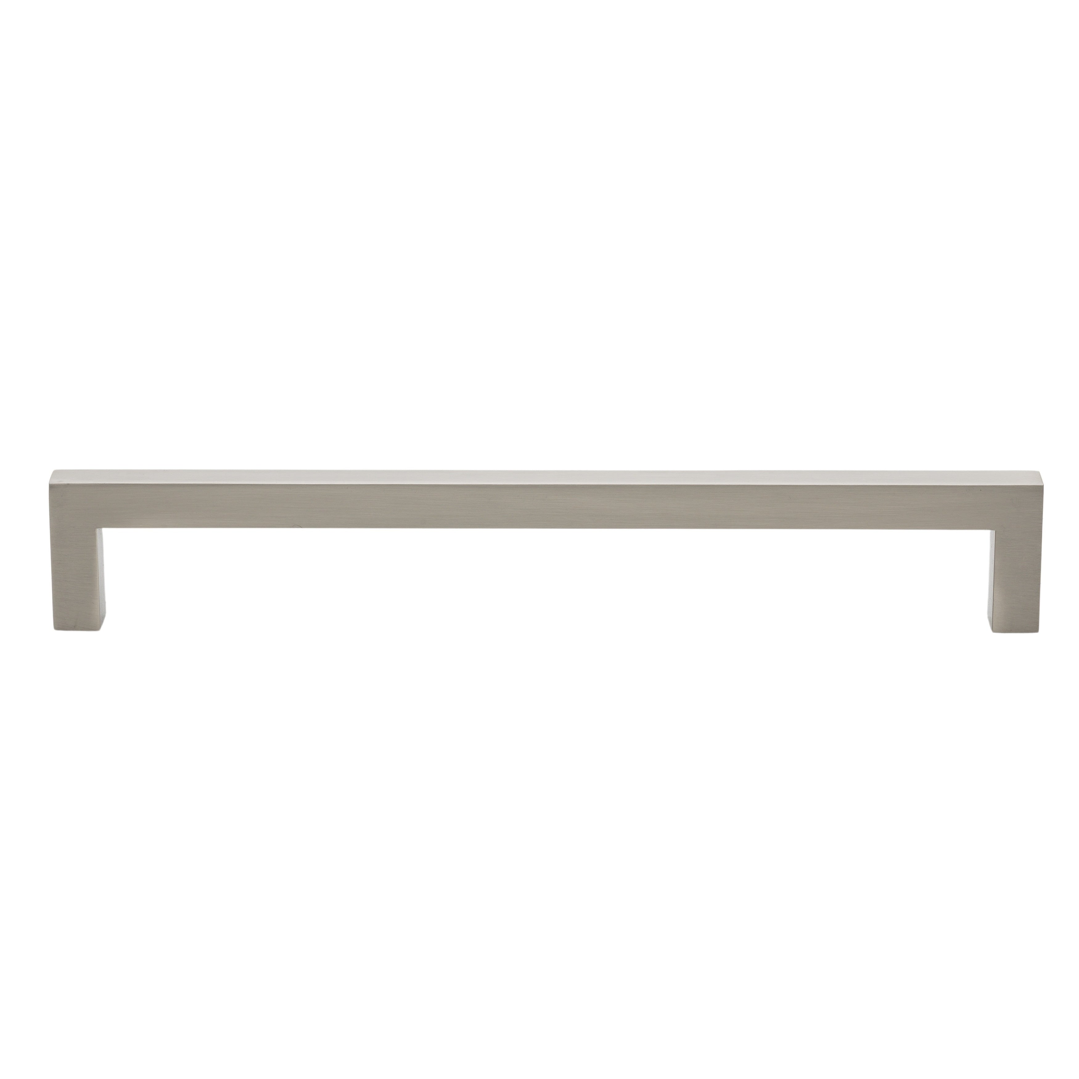 Gliderite 7.56 Inch Cc Solid Square Cabinet Bar Pull Handle Satin Nickel Pack Of 10 Or 25