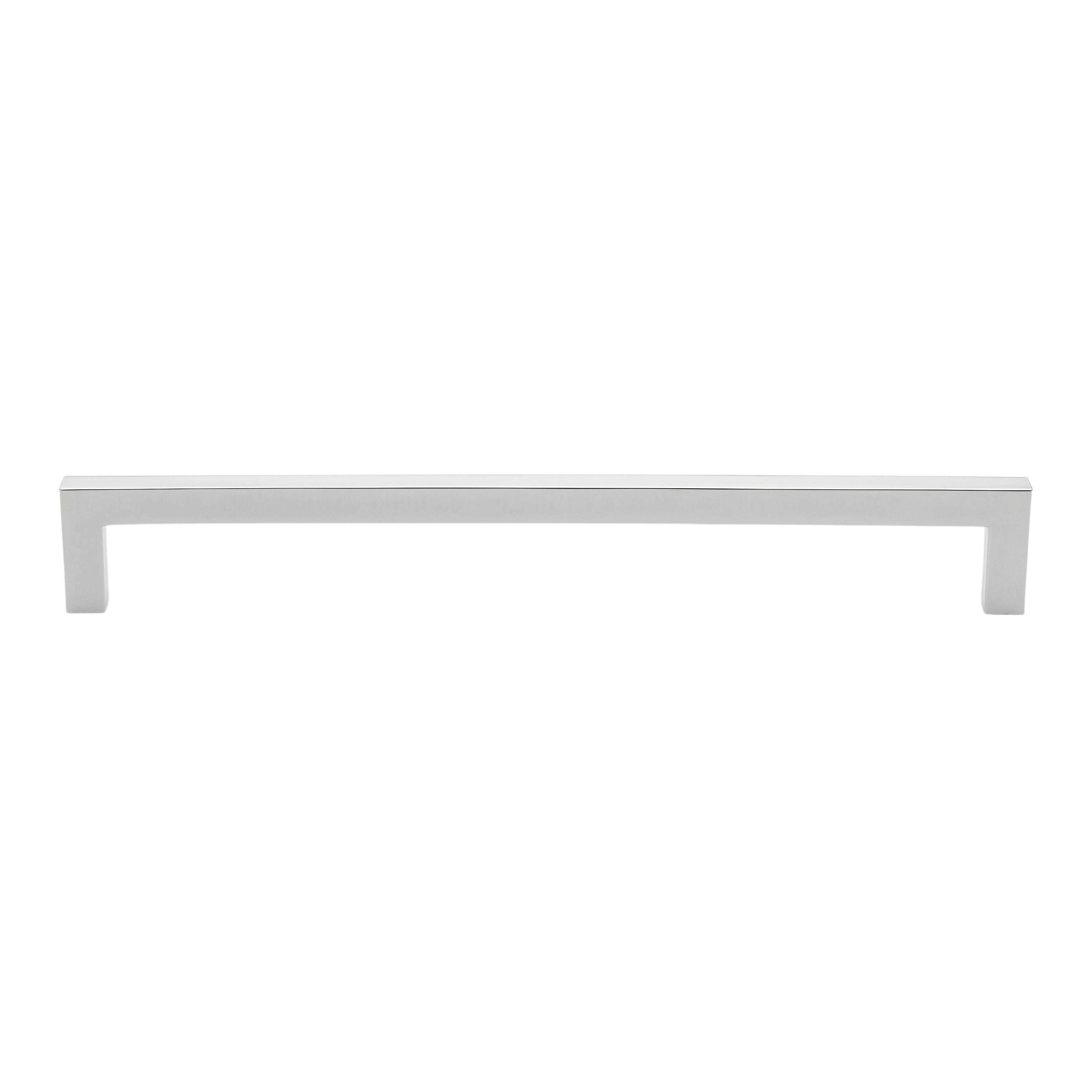Gliderite 8.75 Inch Cc Solid Square Cabinet Bar Pull Handle Polished Chrome Pack Of 10 Or 25
