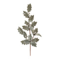 Glittered Holly Leaf Spray Set Of 4