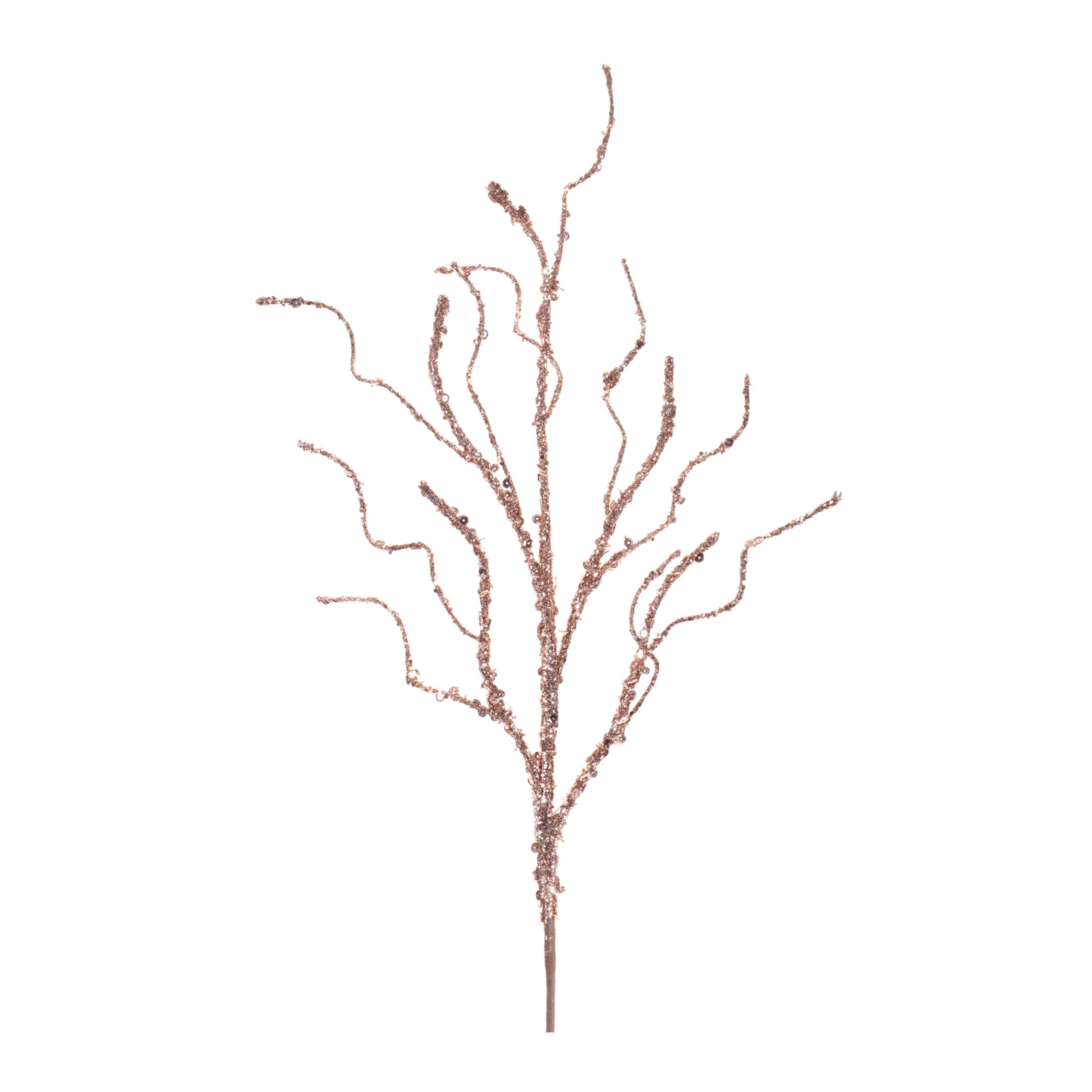 Glittered Twig Branch Set Of 4